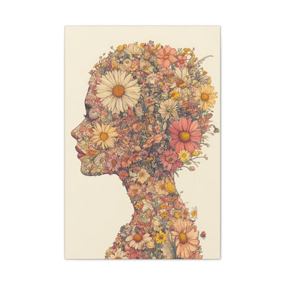And So She Grew on Canvas