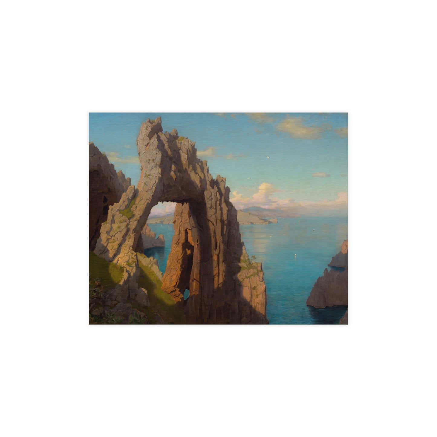 Natural Arch at Capri - Italian Coast Fine Art Poster