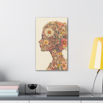 And So She Grew on Canvas