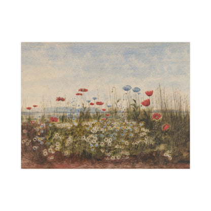 Wildflower Scene - Museum Collection - Fine Art Poster
