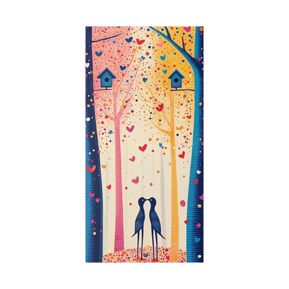 Little Love Birds - Delight in Nature Series - Fine Art Print on Canvas