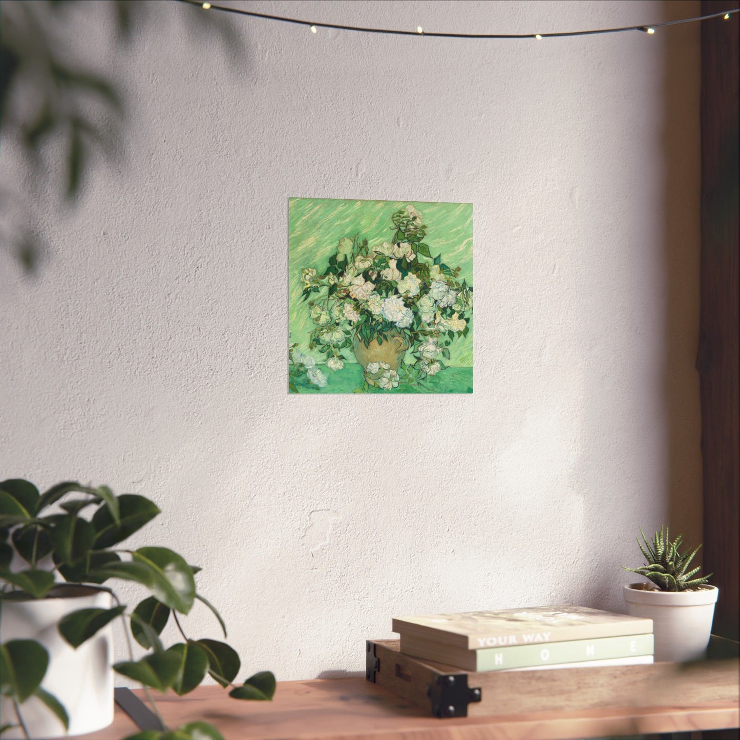 White Roses Painting - Fine Art Prints - Vintage Painting Prints - Elegant Floral - Matte Vertical Poster - White Roses Art Print