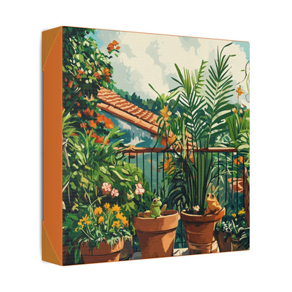 Room with a View - Let's Stay on Vacay Series- Fine Art Print on Canvas