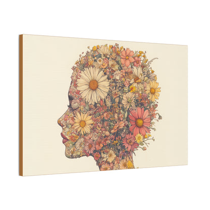And So She Grew on Canvas