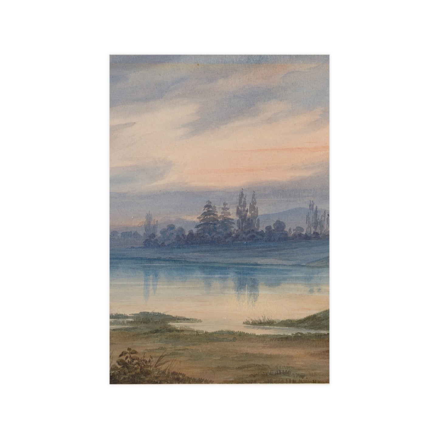 Landscape near Strasbourg - European Pastoral Fine Art Poster