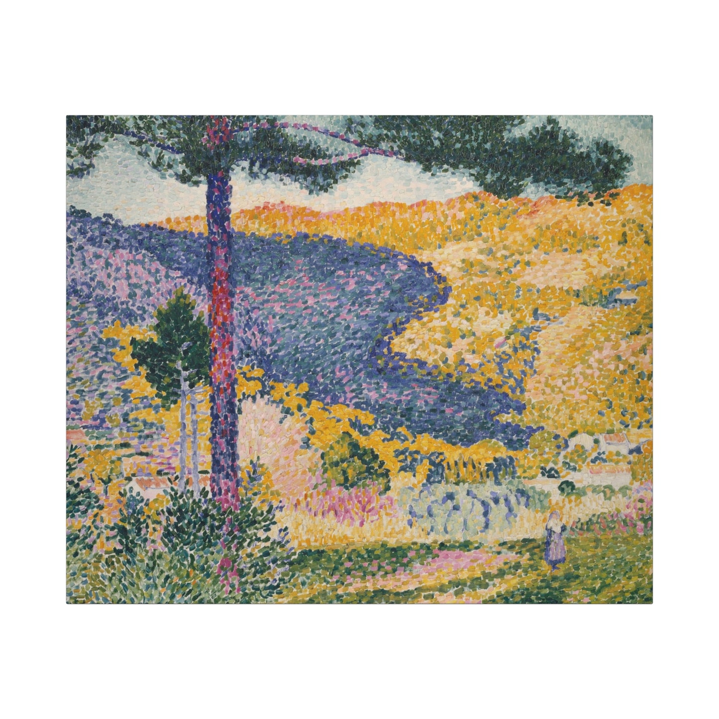 Valley with Fir Shade on the Mountain - Museum Collection - Art Wrap