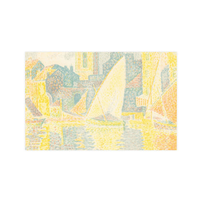 Port of Saint-Tropez - Signac Pointillist Fine Art Poster