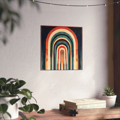 Doors of Perception Fine Art Print - Arches 11:11 - Bauhaus - Bohemian Wall Art - Modern Art - Matte Vertical Poster