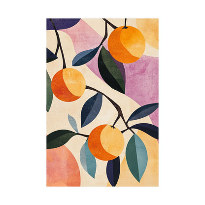 Orange Delight Botanical Fine Art Print