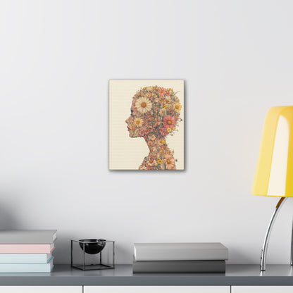 And So She Grew on Canvas