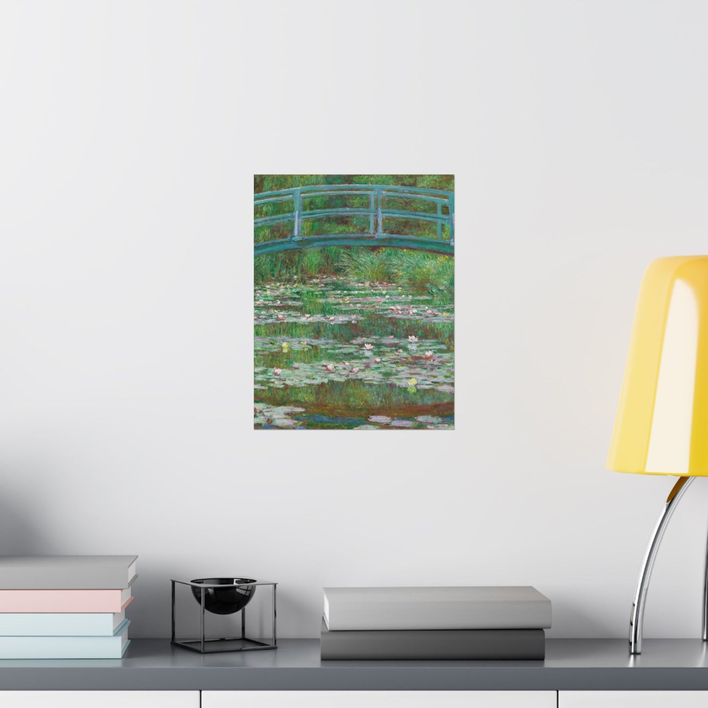 Claude Monet - Japanese Foot Bridge Fine Art Canvas Print