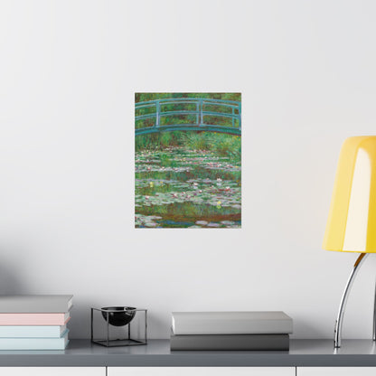 Claude Monet - Japanese Foot Bridge Fine Art Canvas Print