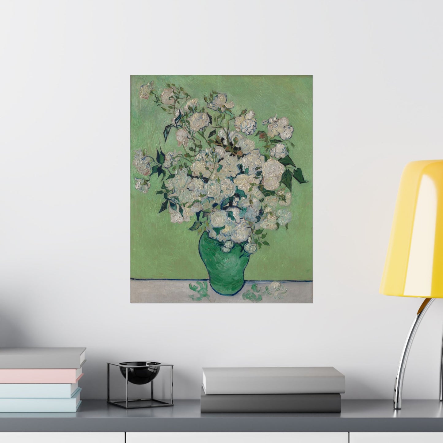 Van Gogh- Fine Art Prints - Reproduction - Flowers in a Vase - Floral Vertical Poster - Artistic Home Décor for Nature Lovers
