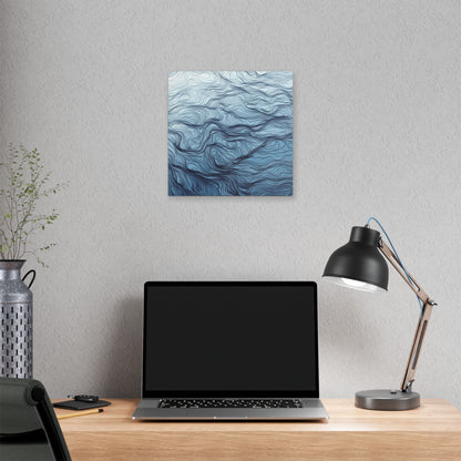 Mood Blue Abstract Blue Canvas Wall Art