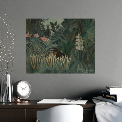 The Equatorial Jungle - Rousseau Tropical Fine Art Poster