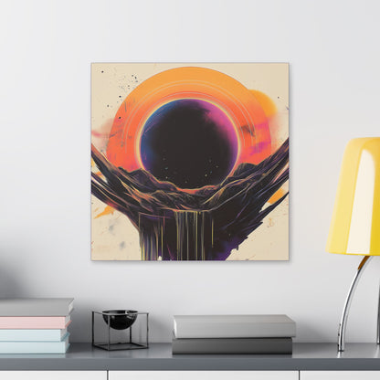 Valley of Dreams - Abstract Color Series- Fine Art Print on Canvas