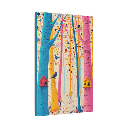 Here for the Birds - Delight in Nature Series - Fine Art Print on Canvas