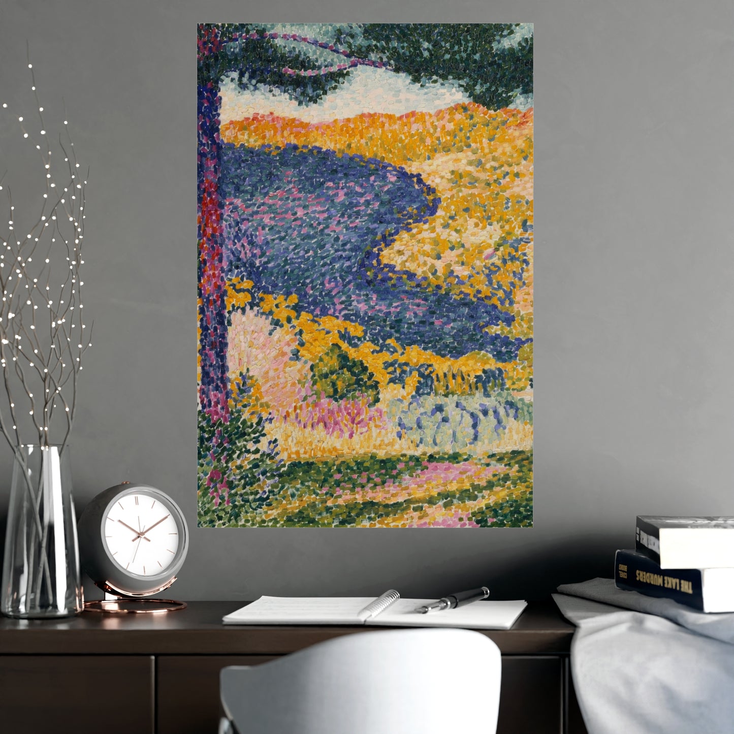 Valley with Fir Shade on the Mountain - Museum Collection - Fine Art Poster