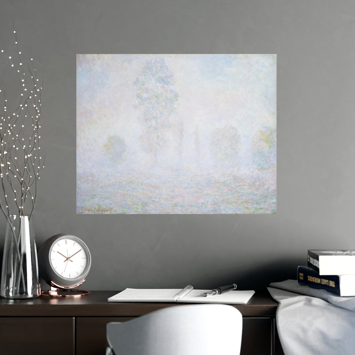Morning Haze - Monet - Masterworks - Atmospheric Landscape Fine Art Poster
