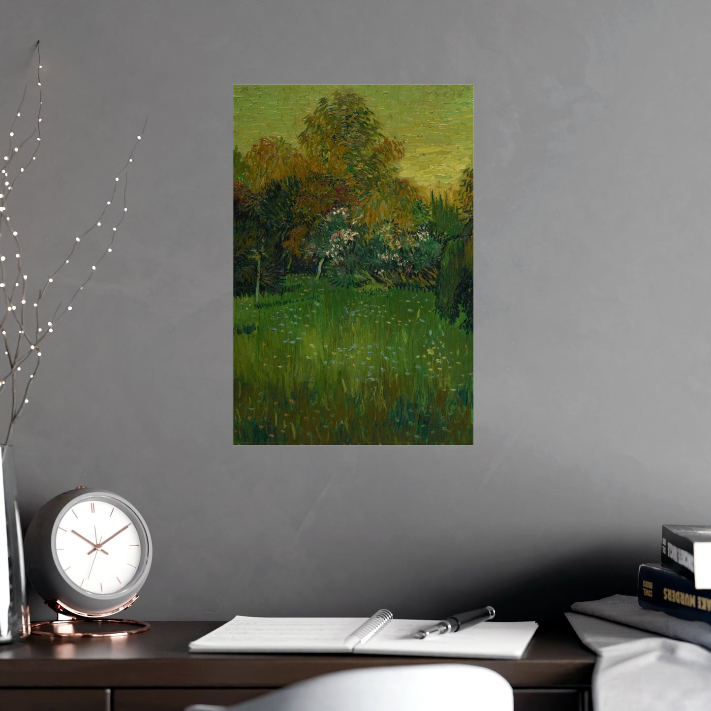 The Poet's Garden - Van Gogh Fine Art Poster