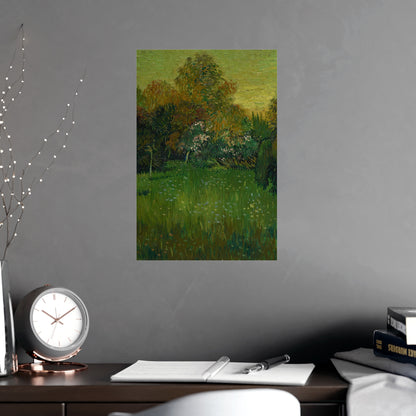 The Poet's Garden - Van Gogh Fine Art Poster