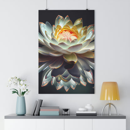 Iridescent Lotus - Giclée Art Print - Zen Home & Office Collection
