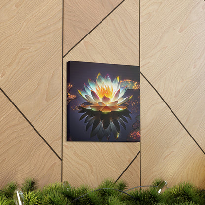 Mystic Lotus with Lily Pads - Fine Art Print - Canvas Gallery Wraps