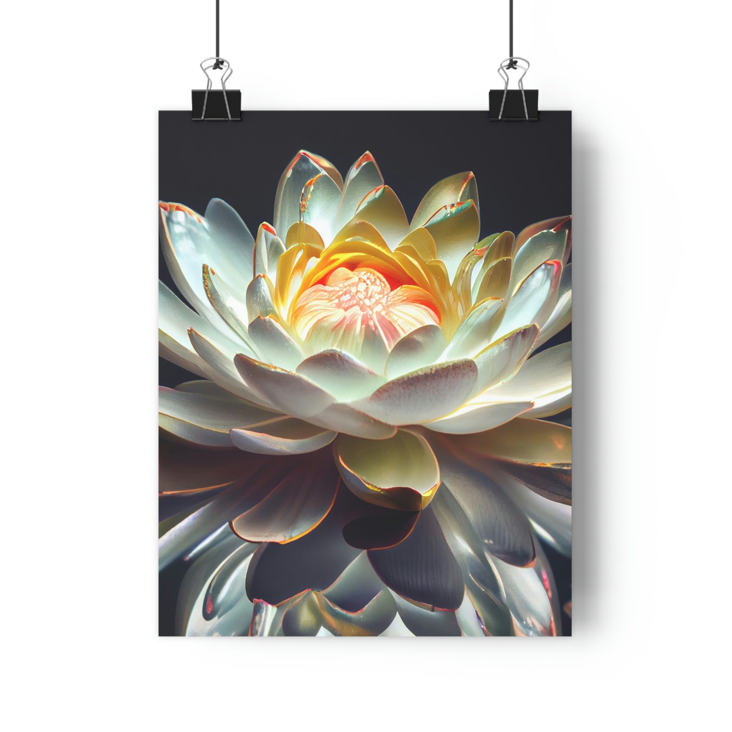 Iridescent Lotus - Giclée Art Print - Zen Home & Office Collection