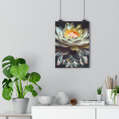 Iridescent Lotus - Giclée Art Print - Zen Home & Office Collection
