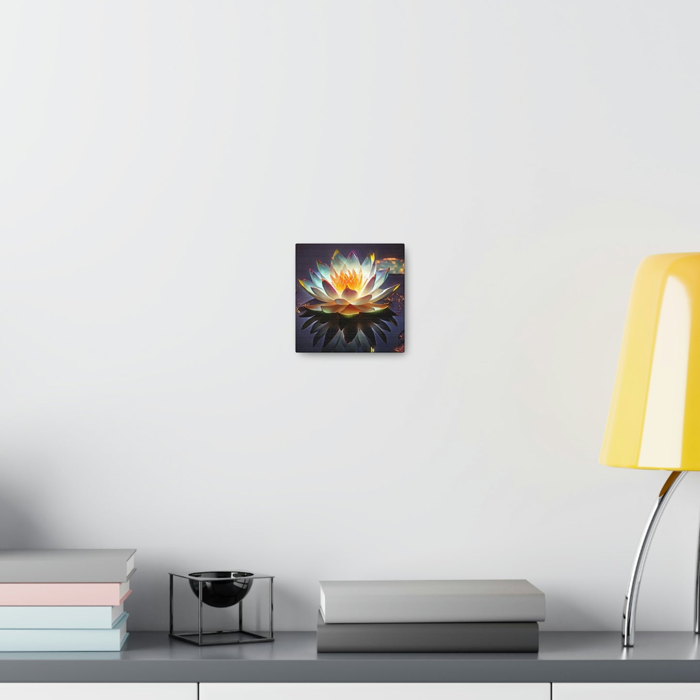 Mystic Lotus with Lily Pads - Fine Art Print - Canvas Gallery Wraps