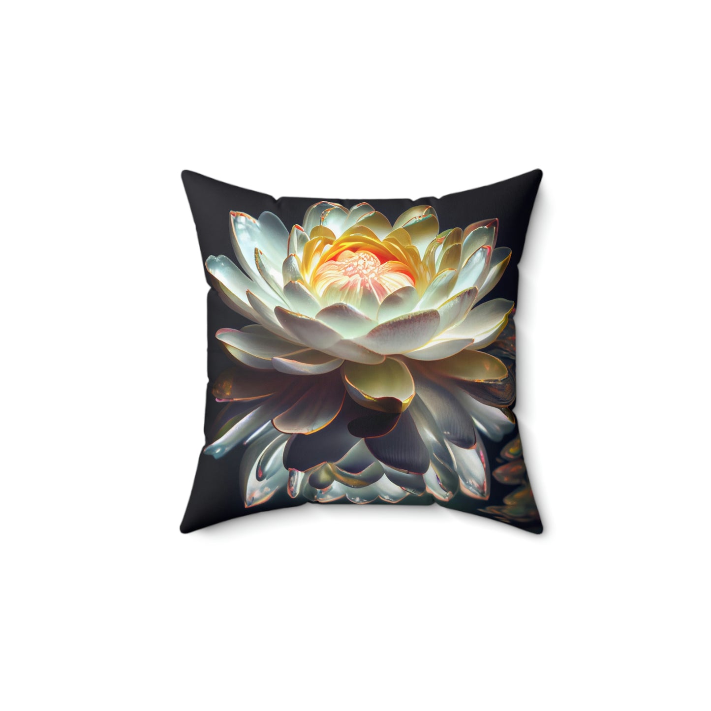 Iridescent Lotus - Accent Pillow - Zen Home & Office Collection