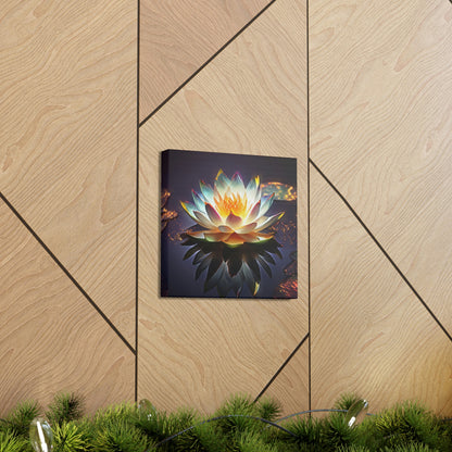 Mystic Lotus with Lily Pads - Fine Art Print - Canvas Gallery Wraps