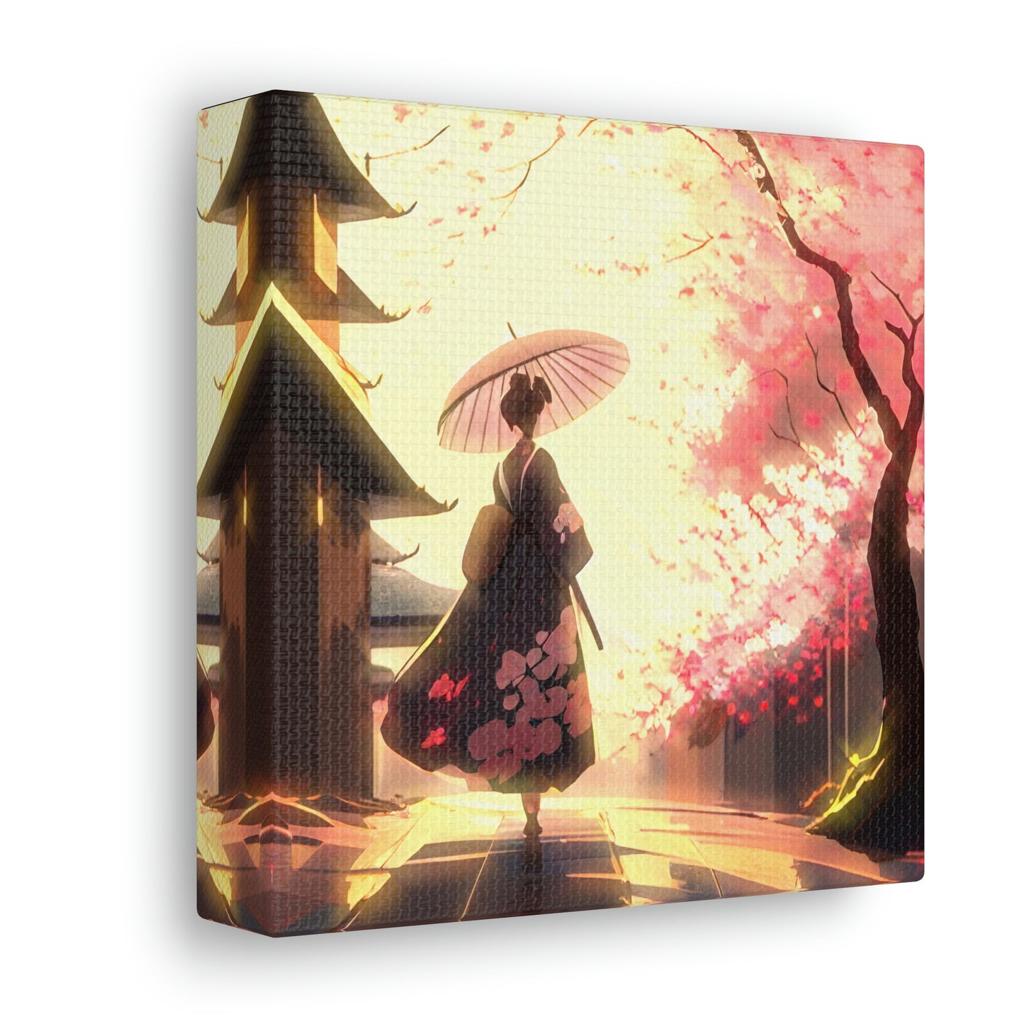 Sunshine & Sakura (Cherry Blossoms) - Fine Art Print - Canvas Gallery Wraps