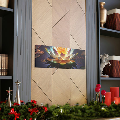 Mystic Lotus with Lily Pads - Fine Art Print - Canvas Gallery Wraps