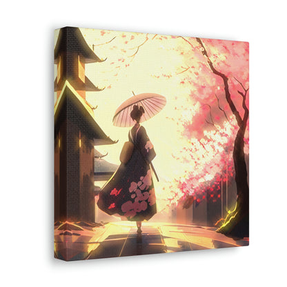 Sunshine & Sakura (Cherry Blossoms) - Fine Art Print - Canvas Gallery Wraps