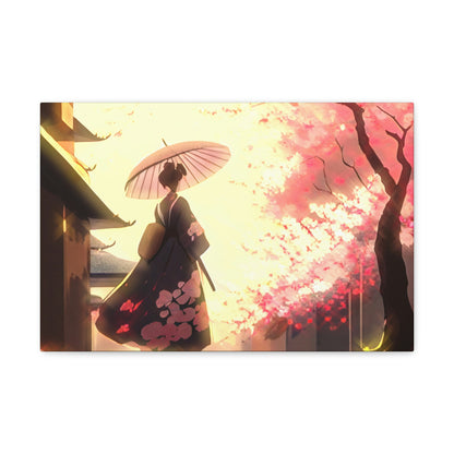 Sunshine & Sakura (Cherry Blossoms) - Fine Art Print - Canvas Gallery Wraps