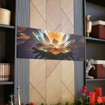 Mystic Lotus with Lily Pads - Fine Art Print - Canvas Gallery Wraps