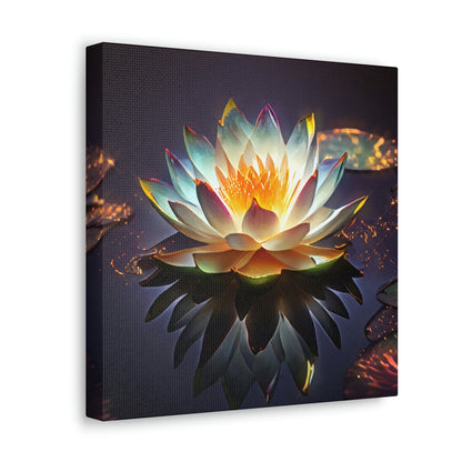 Mystic Lotus with Lily Pads - Fine Art Print - Canvas Gallery Wraps