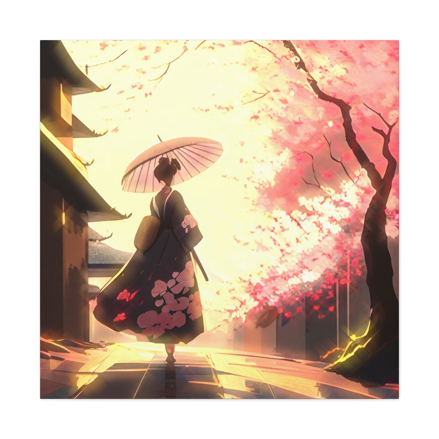 Sunshine & Sakura (Cherry Blossoms) - Fine Art Print - Canvas Gallery Wraps