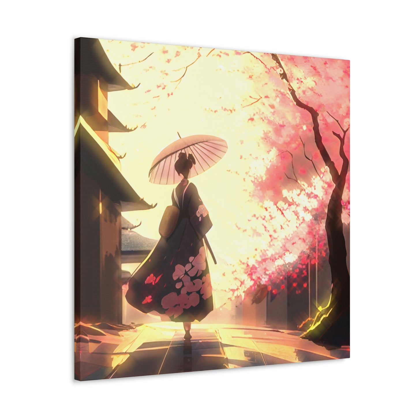 Sunshine & Sakura (Cherry Blossoms) - Fine Art Print - Canvas Gallery Wraps