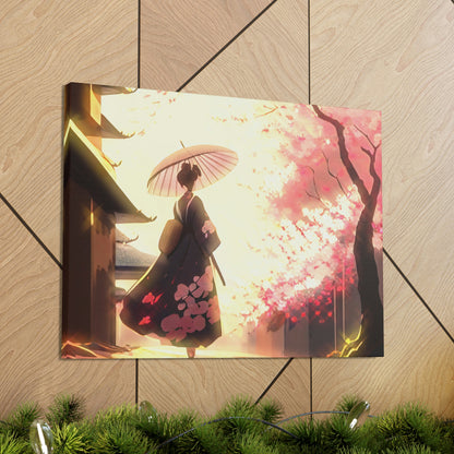Sunshine & Sakura (Cherry Blossoms) - Fine Art Print - Canvas Gallery Wraps
