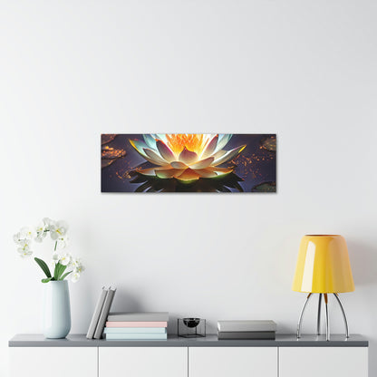 Mystic Lotus with Lily Pads - Fine Art Print - Canvas Gallery Wraps