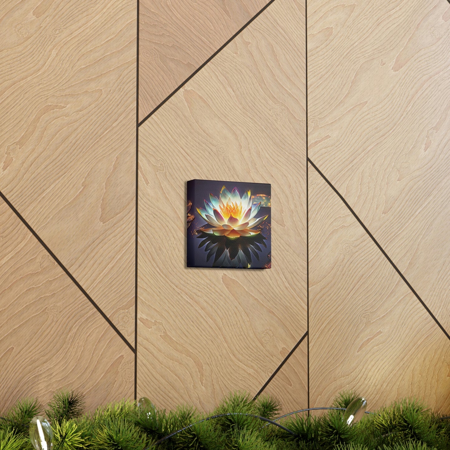 Mystic Lotus with Lily Pads - Fine Art Print - Canvas Gallery Wraps