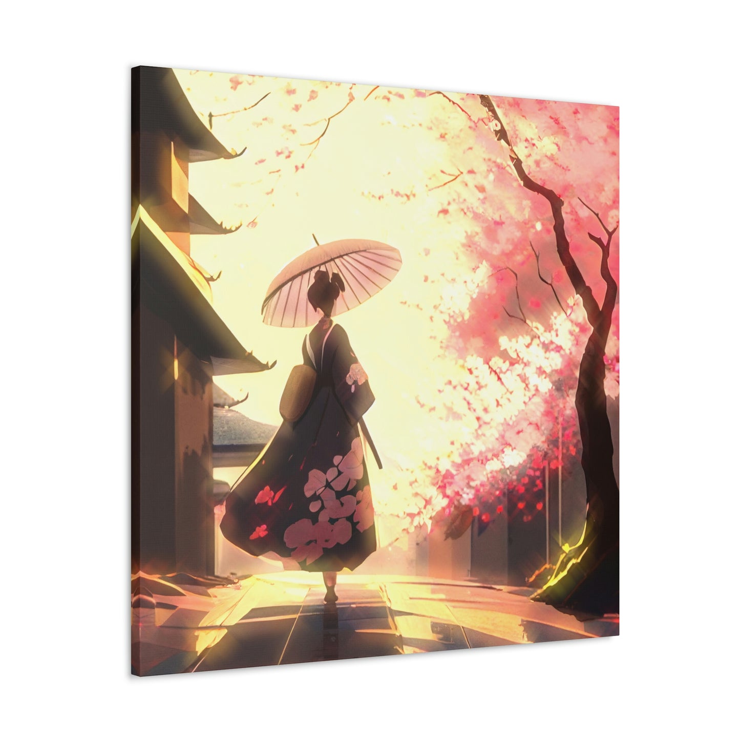 Sunshine & Sakura (Cherry Blossoms) - Fine Art Print - Canvas Gallery Wraps