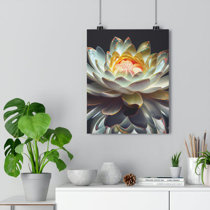 Iridescent Lotus - Giclée Art Print - Zen Home & Office Collection