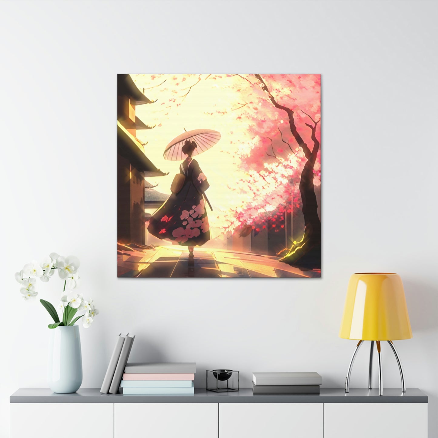 Sunshine & Sakura (Cherry Blossoms) - Fine Art Print - Canvas Gallery Wraps