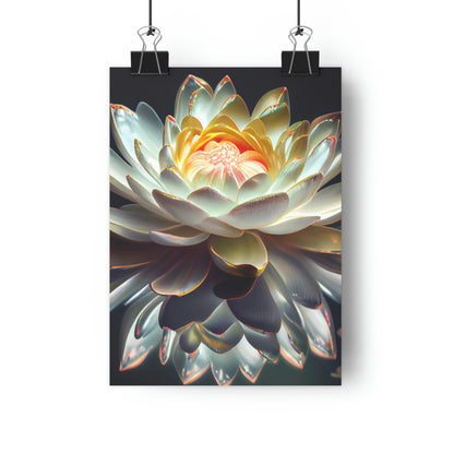 Iridescent Lotus - Giclée Art Print - Zen Home & Office Collection