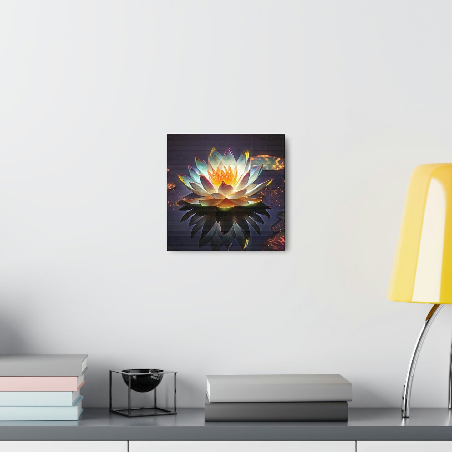 Mystic Lotus with Lily Pads - Fine Art Print - Canvas Gallery Wraps