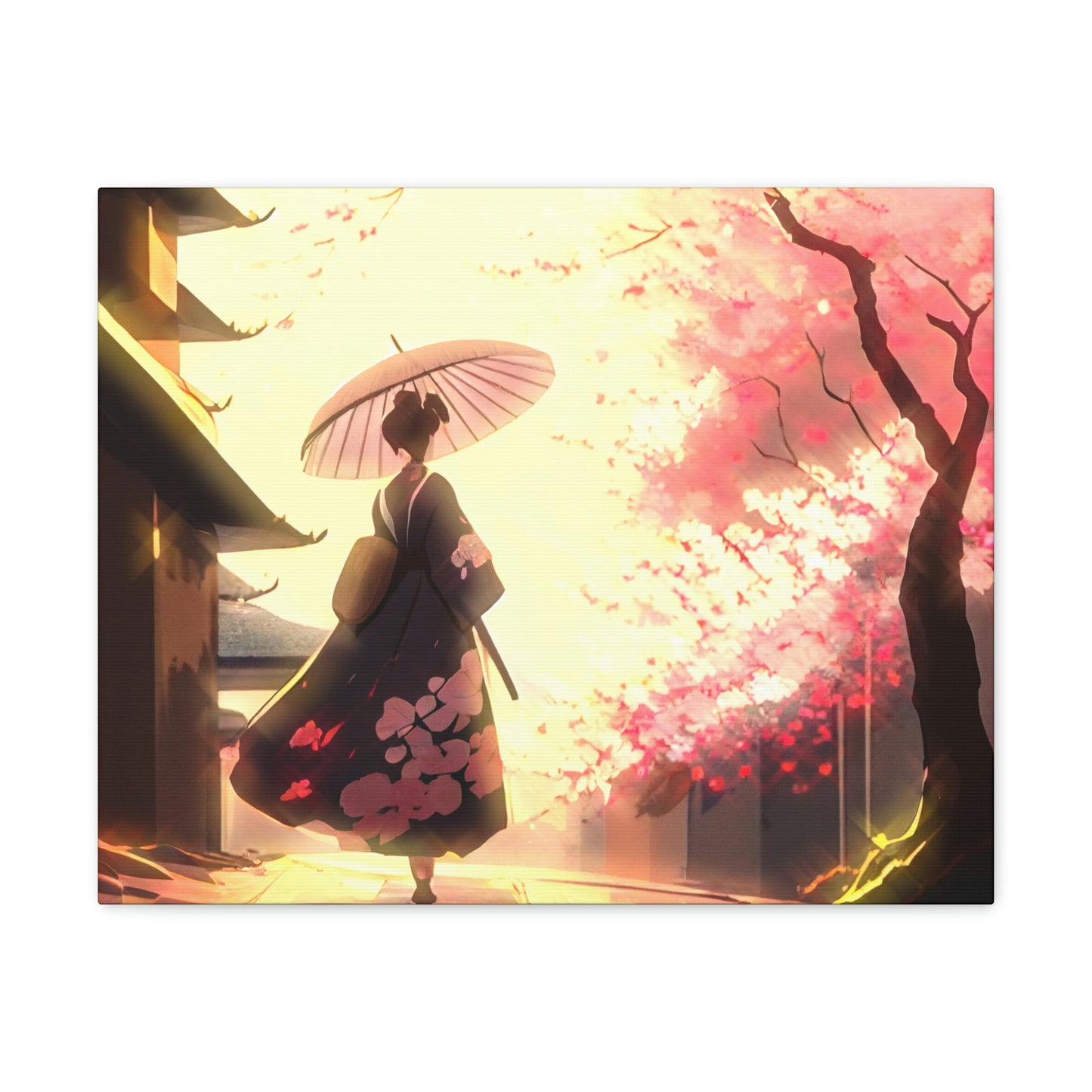 Sunshine & Sakura (Cherry Blossoms) - Fine Art Print - Canvas Gallery Wraps