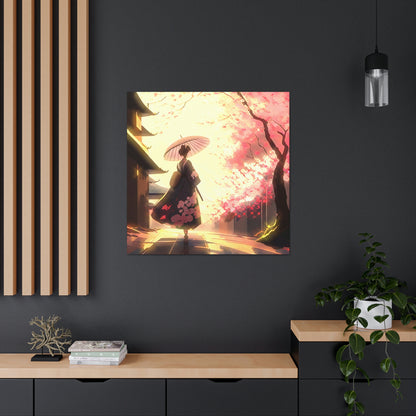 Sunshine & Sakura (Cherry Blossoms) - Fine Art Print - Canvas Gallery Wraps